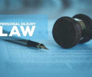 gavel on a document at nick parr law office